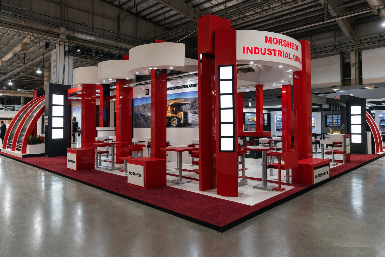 Morshedi Industrial Group exhibition stand